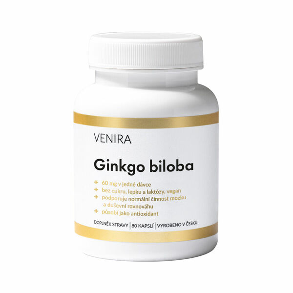 Venira Ginkgo biloba 80 kapslí porovnat ceny