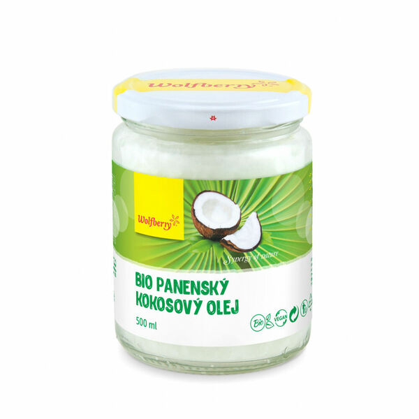 WOLFBERRY Panenský kokosový olej BIO 500 ml porovnat ceny