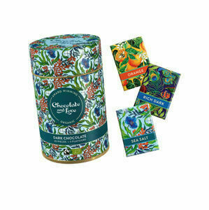 Chocolate and Love Sea Salt Napolitains Tin, bio čokoláda 30x5.5g porovnat ceny