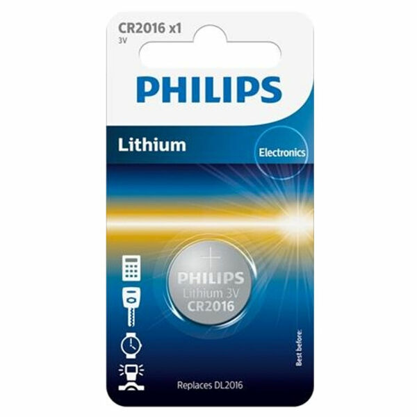 PHILIPS CR2016/01B knoflíková baterie 1 kus porovnat ceny