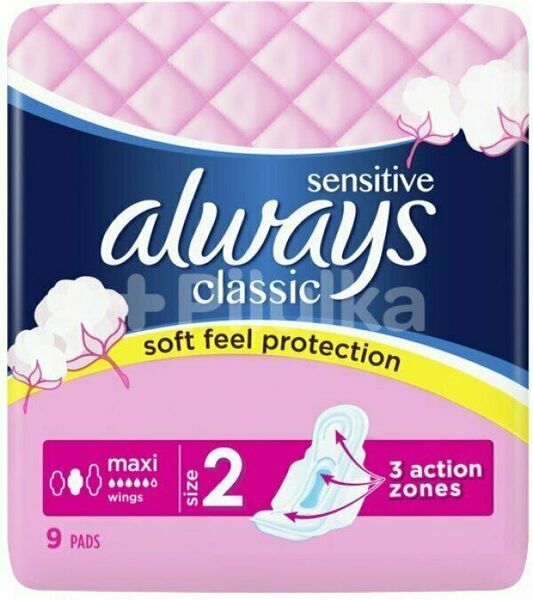 Always vložky Classic Normal Sensitive S2 9ks porovnat ceny