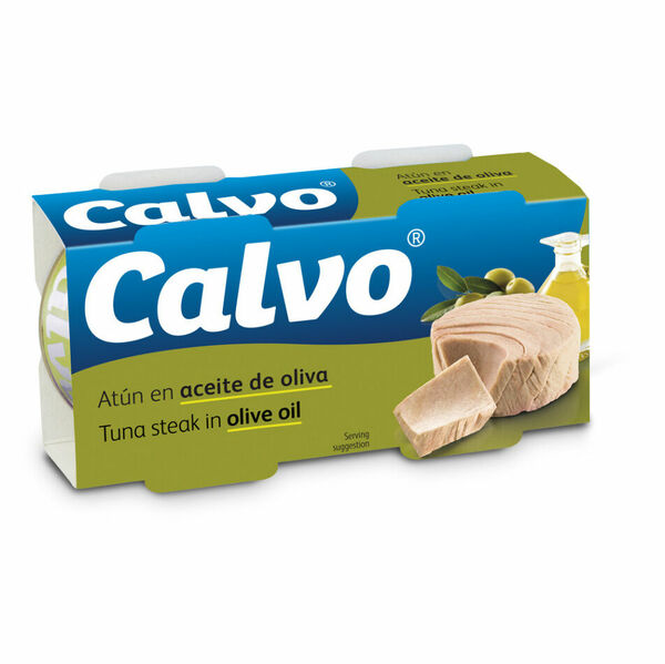 CALVO Tuňák v olivovém oleji 2 x 80 g porovnat ceny