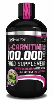 BiotechUSA L-carnitine 100.000 Liquid Jablko 500ml porovnat ceny