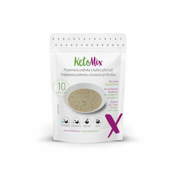 KETOMIX Proteinová polévka s kuřecí příchutí 10 porcí porovnat ceny