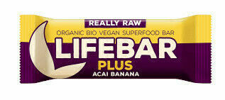 Lifefood LIFEBAR PLUS BIO RAW açai s banánem 47g porovnat ceny