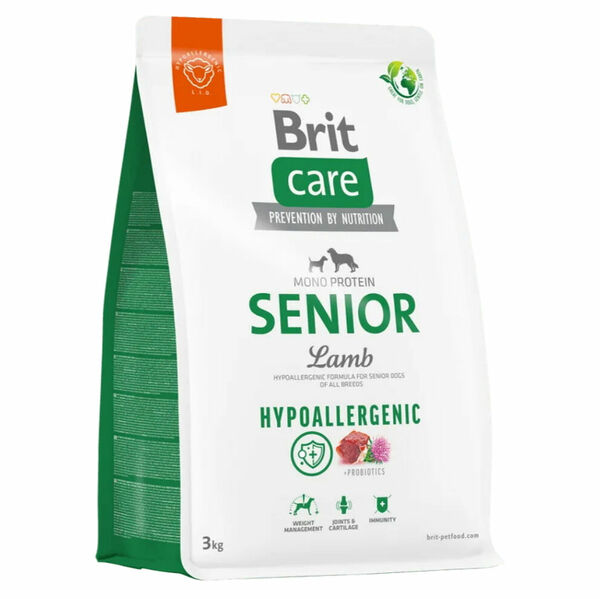 BRIT Care Hypoallergenic Senior granule pro psy 1 ks, Hmotnost balení: 3 kg porovnat ceny