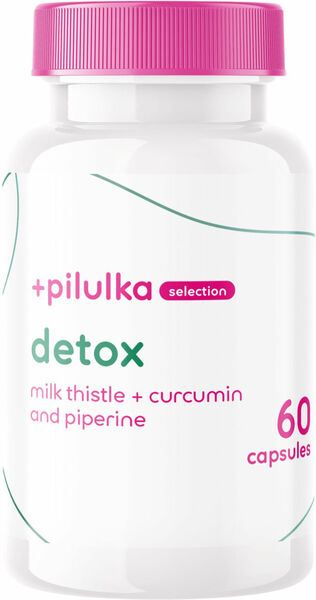 Pilulka Selection Detox - ostropestřec + kurkumín a piperín 60 kapslí porovnat ceny