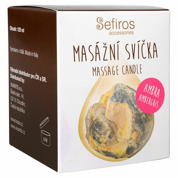 SEFIROS Masážní svíčka Ambra (Massage Candle) 120 ml porovnat ceny