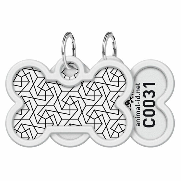 WAUDOG Identifikační známka QR kost Geometry 1 ks porovnat ceny