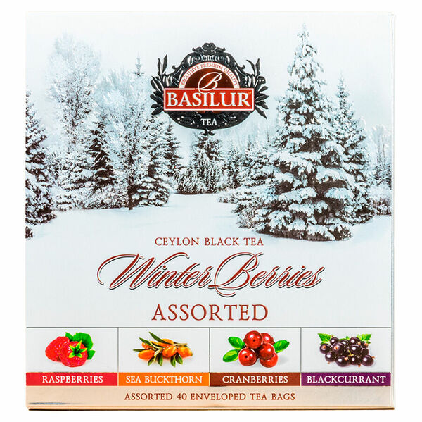 BASILUR Winter berries assorted černé čaje 40 sáčků porovnat ceny