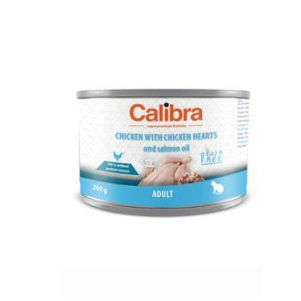 CALIBRA Cat Adult kuře a kuřecí srdíčka konzerva pro kočky 200 g porovnat ceny