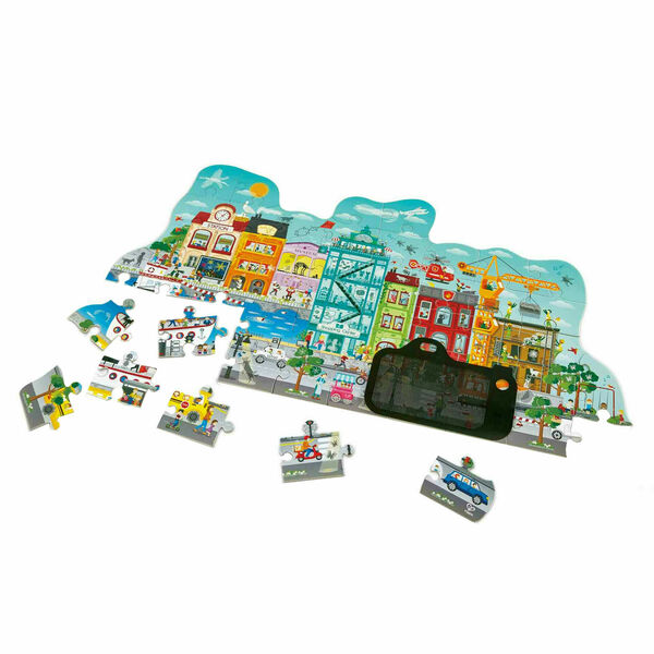 Hape Puzzle - animované městečko v pohybu porovnat ceny