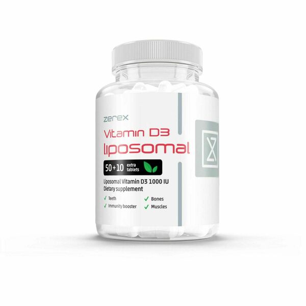 Zerex Vitamín D Lipozomální 1000 IU 50+10 tablet porovnat ceny