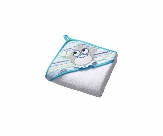 BabyOno  Osuška s kapucí - froté 100x100 Ptáčci - Bílá porovnat ceny