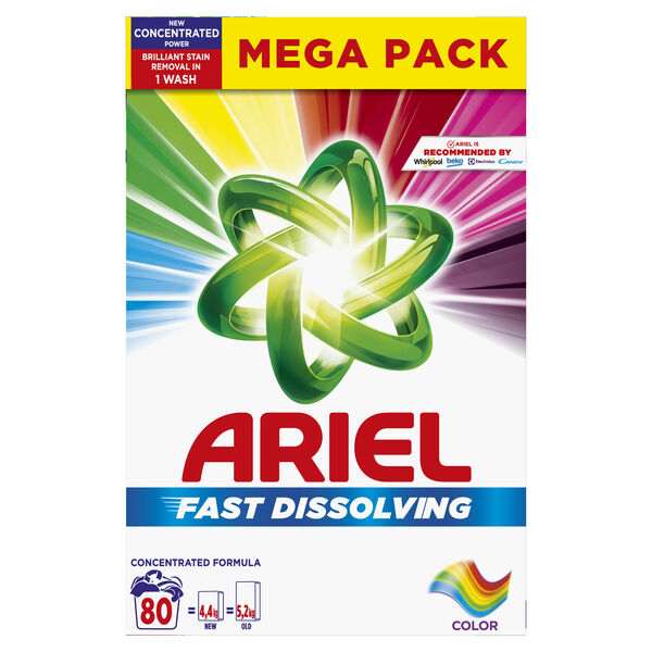 Ariel prací prášek Color 80 praní 4.4 kg porovnat ceny