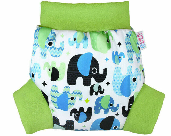 Petit Lulu - pull-up svrchní kalhotky, vel.XL, sloníci (tyrkys) porovnat ceny