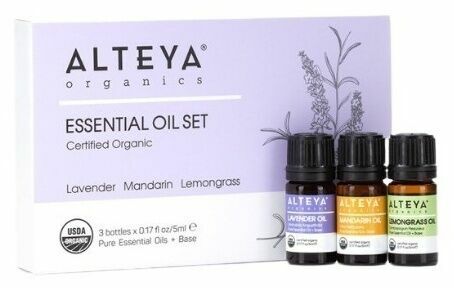 Alteya Organics Dárkový set esenciálních olejů Bio 3x5ml porovnat ceny