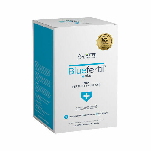 Aliver Nutraceutics  Bluefertil plus - high potency for men 120 kapslí porovnat ceny