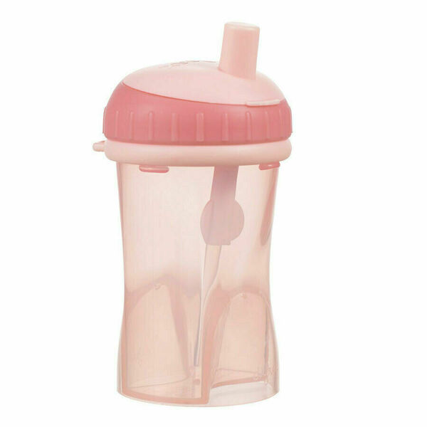 Difrax Dětský hrneček s brčkem pink, 250ml porovnat ceny