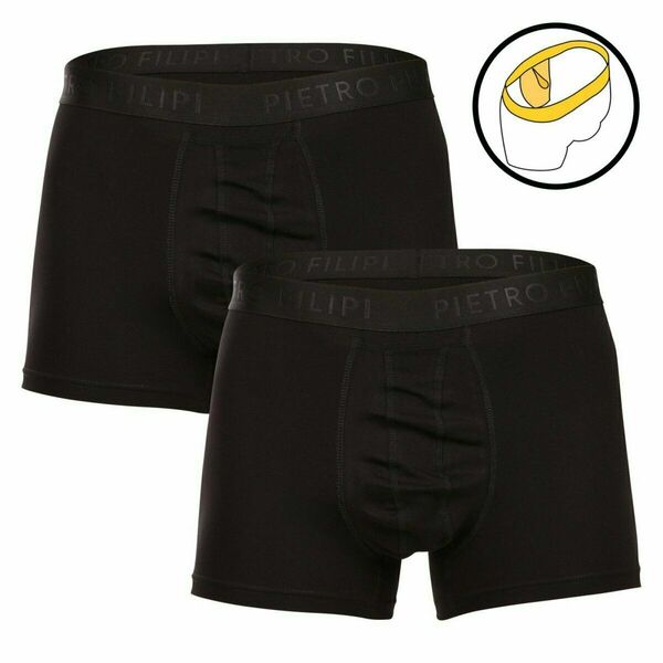 Pietro Filipi 2PACK pánské boxerky balls holder černé (2BCL001) L porovnat ceny