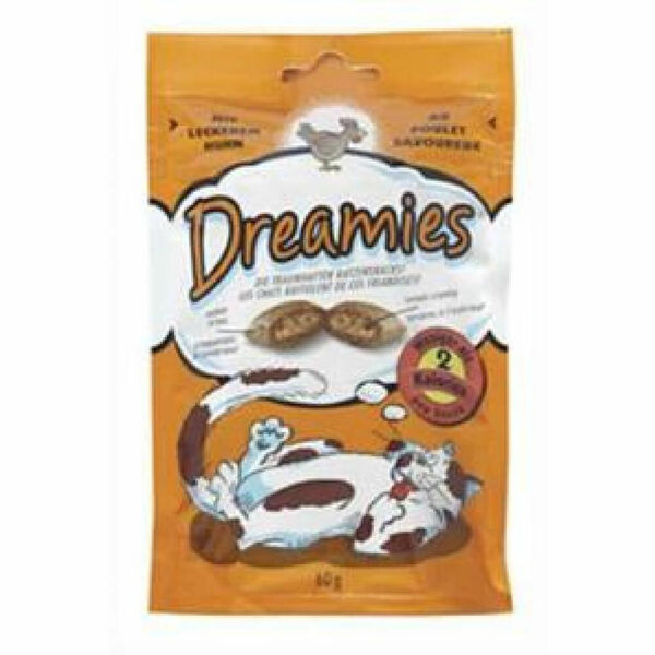 Dreamies kočka pochoutka s kuřecím 60 g porovnat ceny