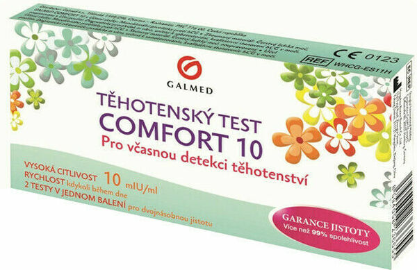 Galmed Těhotenský test Comfort 10 2 ks porovnat ceny