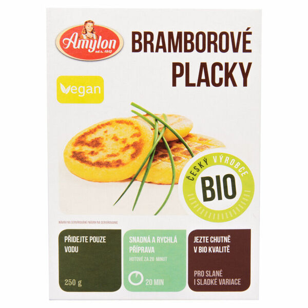 AMYLON Placky bramborové BIO 250 g porovnat ceny