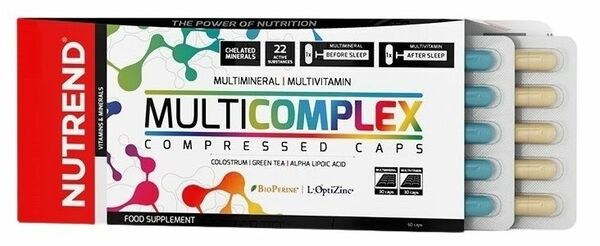 Nutrend Multicomplex Compressed caps 60 kapslí porovnat ceny