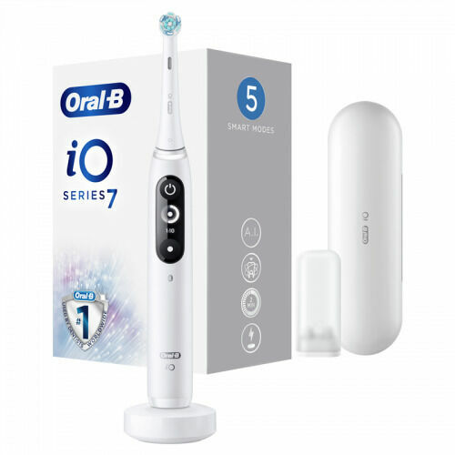 Oral-B iO Series 7 White Alabaster Elektrický Zubní Kartáček S Magnetickou Technologií iO porovnat ceny