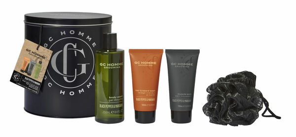 Grace Cole Pánská dárková sada do koupele v plechovce mandarinka, bergamot a rozmarýn 4 ks porovnat ceny