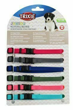 Obojek Nylon Pro štěňata Rozl.malina-tyrkys S-m 6ks Tr porovnat ceny