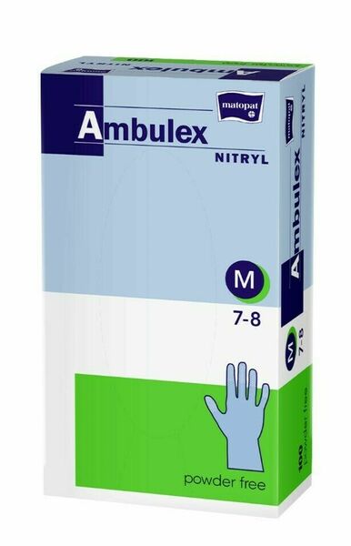 Ambulex Nitryl rukavice nitril.nepudrované M 100ks porovnat ceny