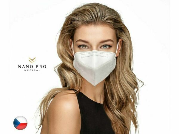 NanoProMedical Ultralehký NanoRespirátor FFP2 bílý 10ks porovnat ceny