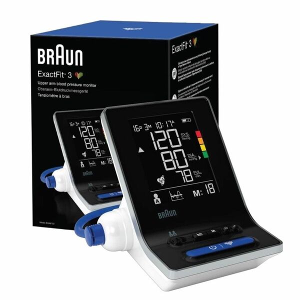Braun Exactfit 3 BUA6150 ramenný tlakoměr + dvě manžety porovnat ceny