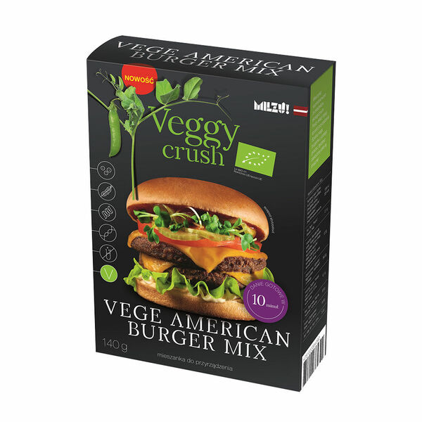 Milzu! BIO Veggy crush americký burger 140g porovnat ceny
