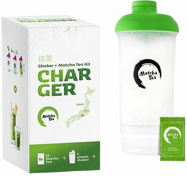 Matcha tea Bio Charger FZ600 + shaker 15 x 2 g porovnat ceny