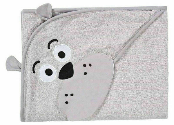 Dětská osuška Sensillo Water Friends 100x100 cm grey bear porovnat ceny