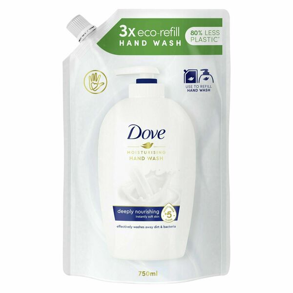 Dove Deeply Nourishing Tekuté mýdlo náhradní náplň 750 ml porovnat ceny