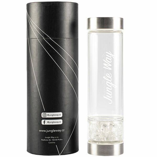 JUNGLE WAY Designová skleněná láhev s křišťálem 600 ml porovnat ceny