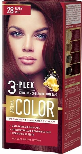 Aroma Color Barva na vlasy - rubínově červená č.28 porovnat ceny