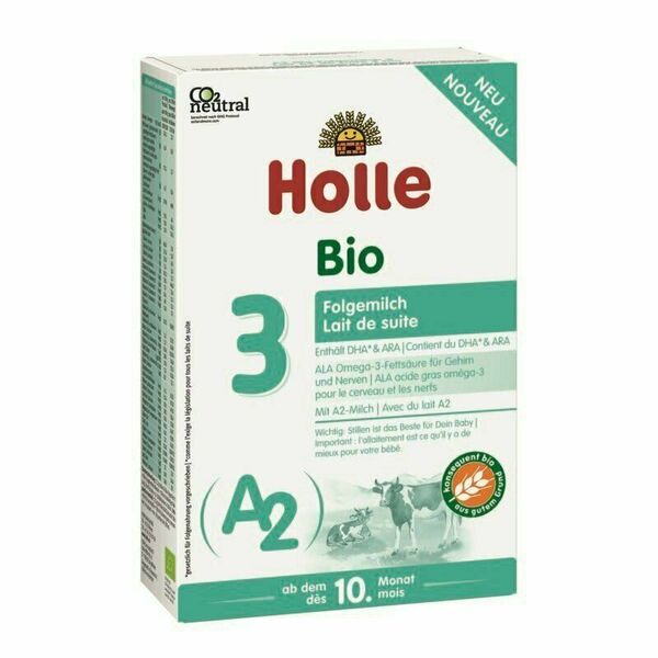 Holle Bio – A2 pokračovací mléko 3. od 10. měsíce věku 400 g porovnat ceny