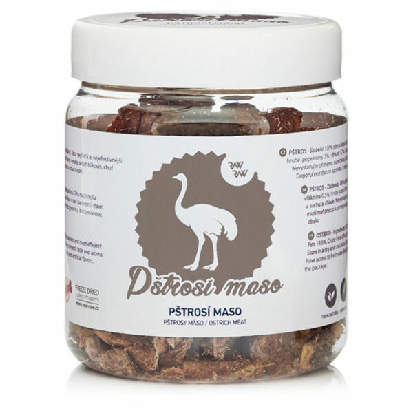 RAW RAW Pochoutka mrazem sušené pštrosí maso 90 g porovnat ceny