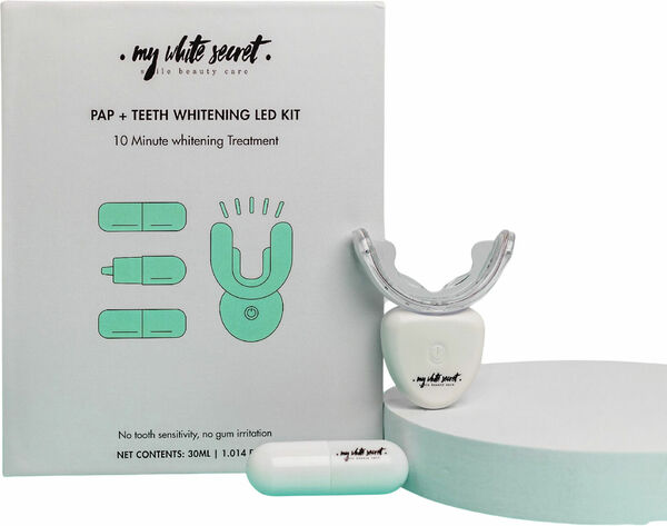 My White Secret sada na bělení zubů PAP+ Teeth whitening LED kit porovnat ceny