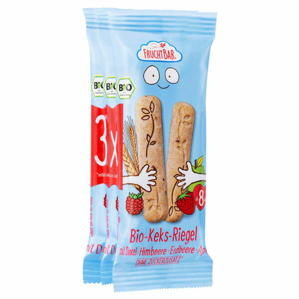 FruchtBar BIO Špaldové máslové tyčinky s jahodami 3x30 g porovnat ceny
