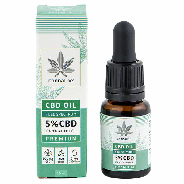 Cannaline CBD olej 5% Full Spectrum 10ml porovnat ceny