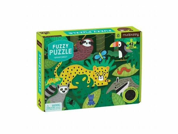 Mudpuppy Fuzzy Puzzle, Deštný prales 42ks porovnat ceny