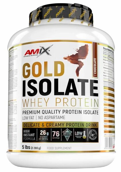 Amix Gold Whey Protein Isolate, Čokoláda 2280g porovnat ceny
