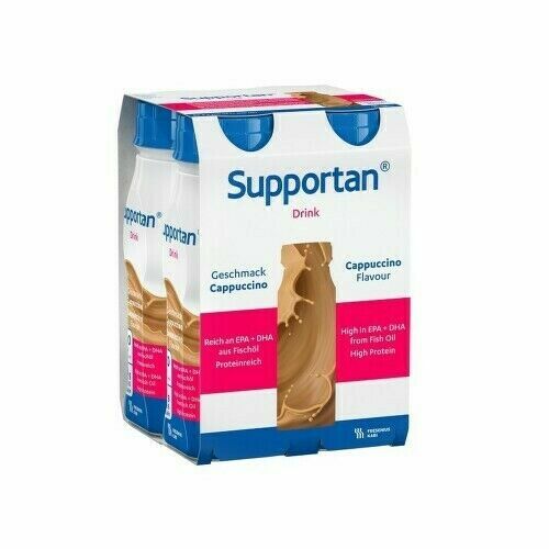 SUPPORTAN DRINK PŘÍCHUŤ CAPPUCCINO perorální roztok 4X200ML porovnat ceny