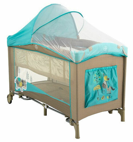 Milly Mally Cestovní postýlka Mirage Deluxe khaki cow porovnat ceny
