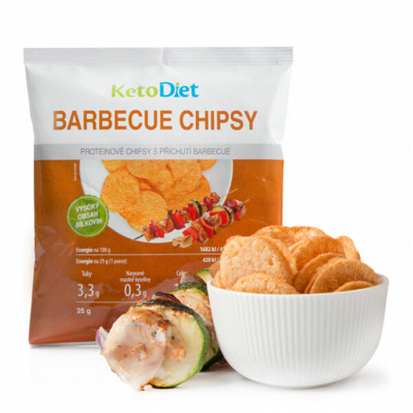 KETODIET Proteinové chipsy s příchutí barbecue 25 g porovnat ceny